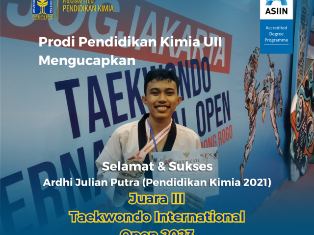 Mahasiswa Pendidikan Kimia Raih Juara Pada Kompetisi Taekwondo